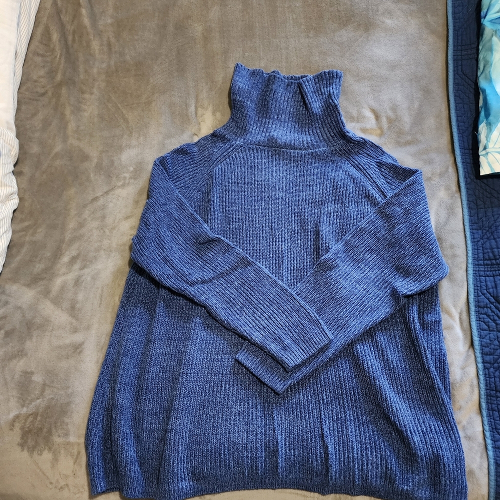 Coldwater Creek Shaker Turtleneck Sweater